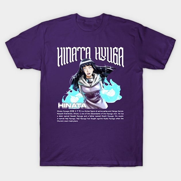 Hinata Hyuga T-Shirt by creamypaw design